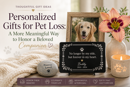 Personalized Gifts for Pet Loss: A More Meaningful Way to Honor a Beloved Companion